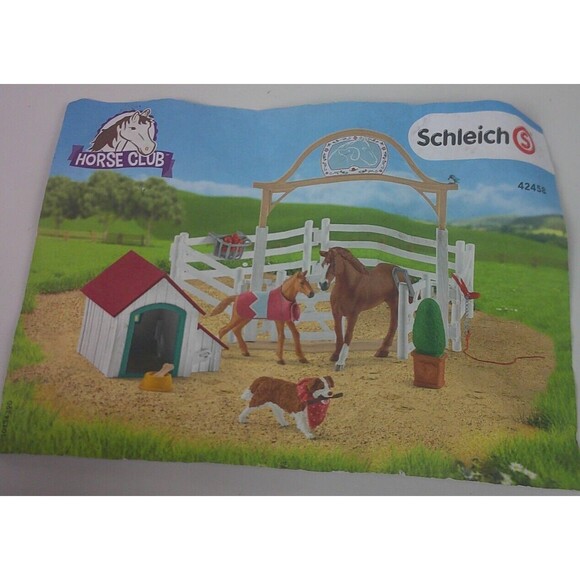 Schleich Horse Club Hannah’s Guest 42458 Replacement Parts Blanket Sign Apples - Picture 3 of 3